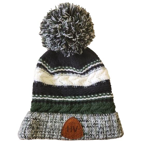 Hope Valley California Sport Tek Knit Pom Cuffed Snow Winter Ski Beanie Hat - Picture 1 of 6